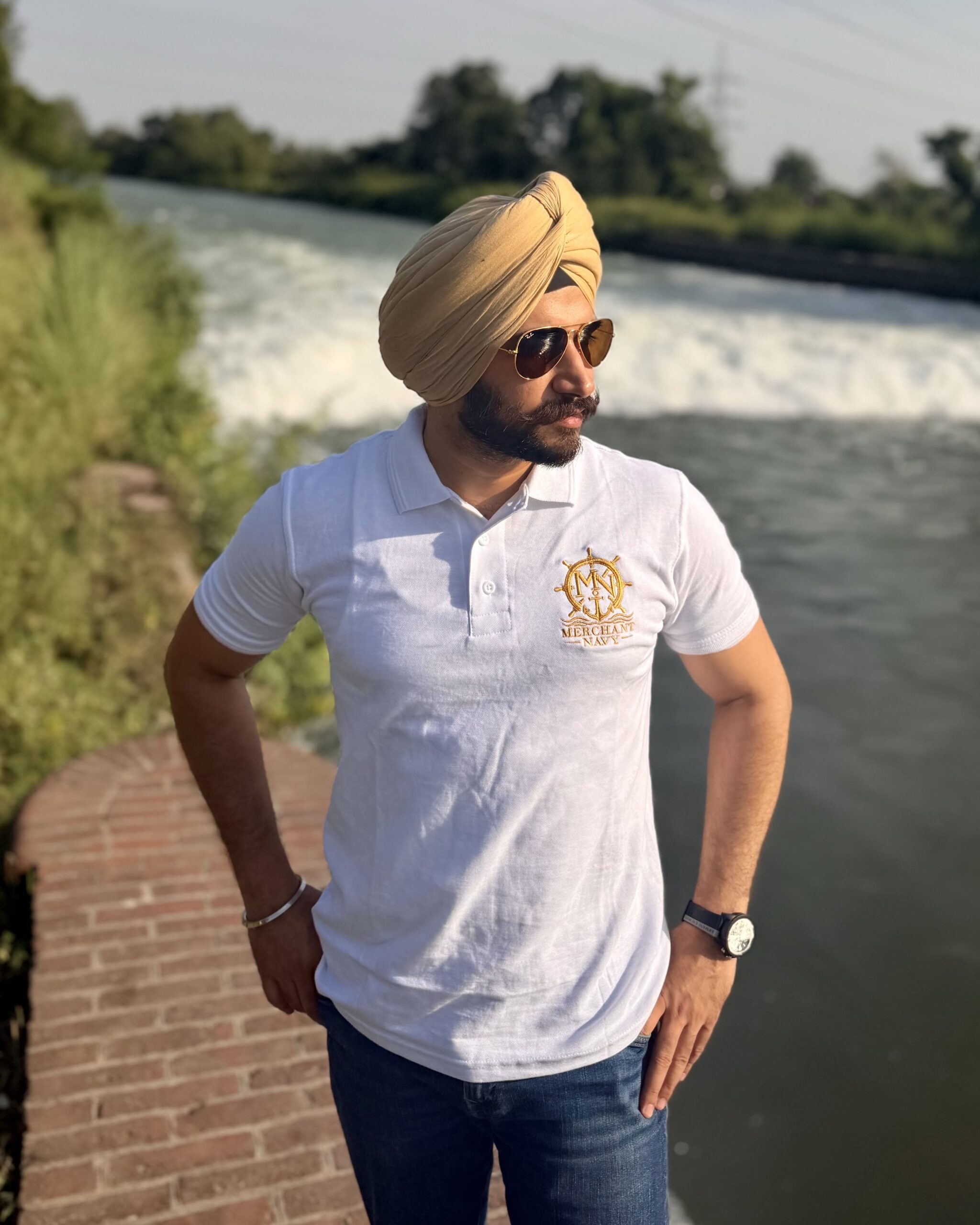 The Merchant Polo — White