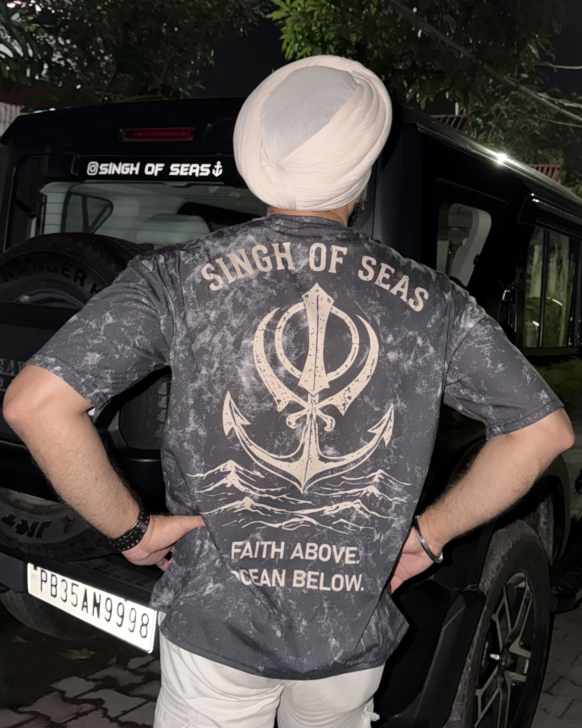 The Khanda & Anchor Tee