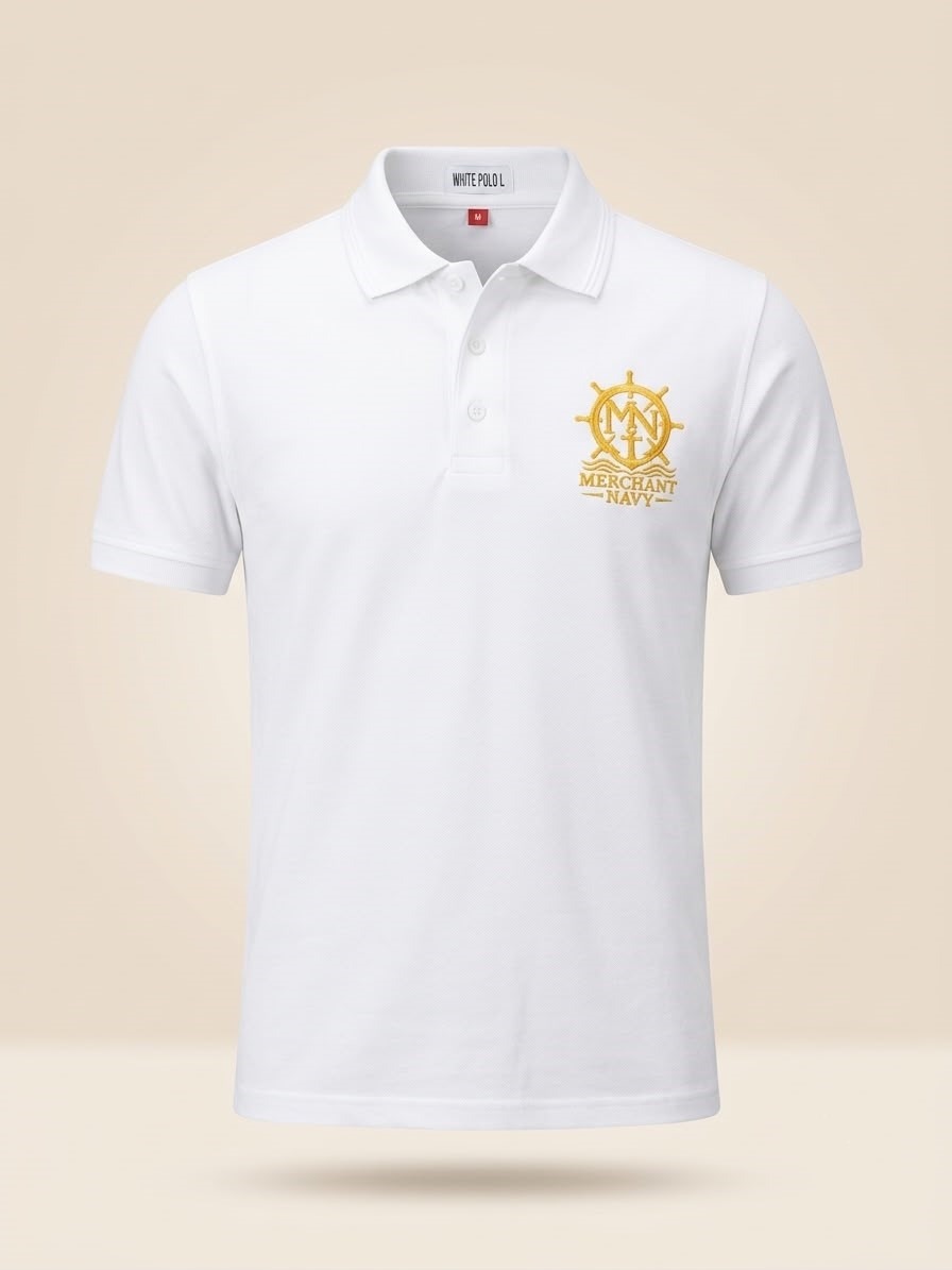 The Merchant Polo — White
