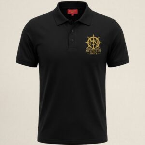 The Merchant Polo — Black